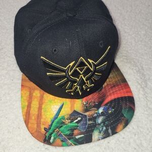 Nintendo‎ Black Zelda Snapback Hat Cap